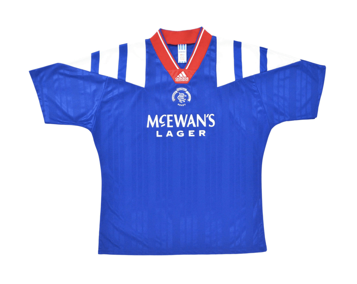 1994 1996 Glasgow Rangers Home Football Shirt Large