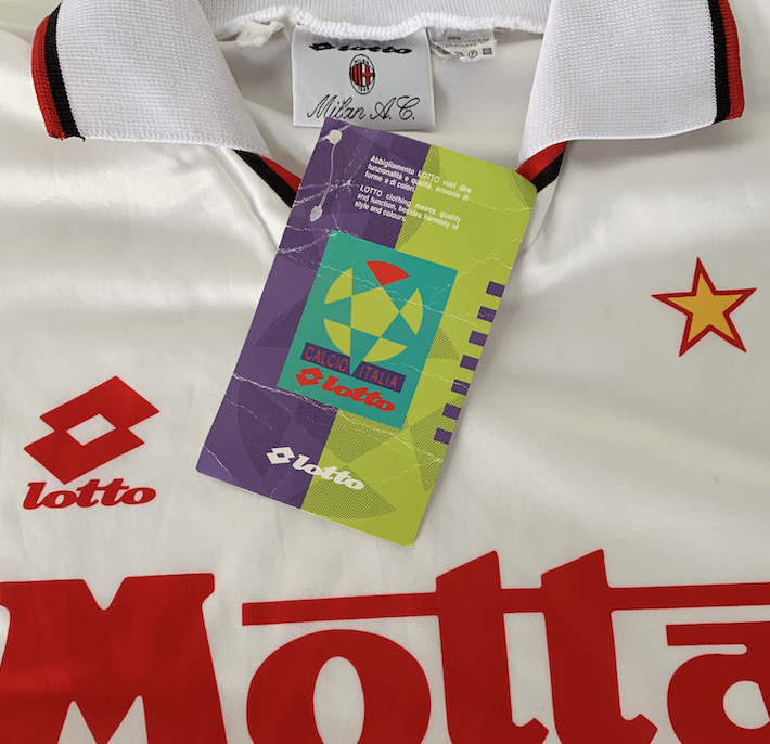 Football Shirt Collective 1993-94 AC Milan football shirt Excellent BNWT M