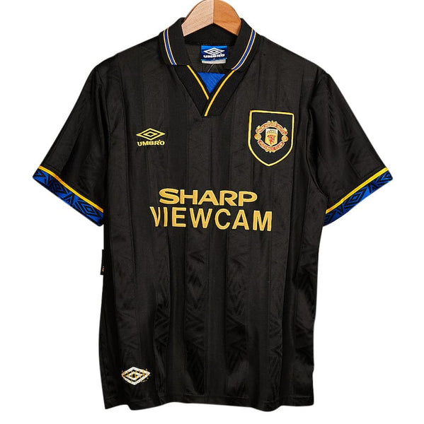 ウェア Manchester City 1993-94 Away Uniform 1993-94 Manchester City Away Shirt - 6/10 - (M)