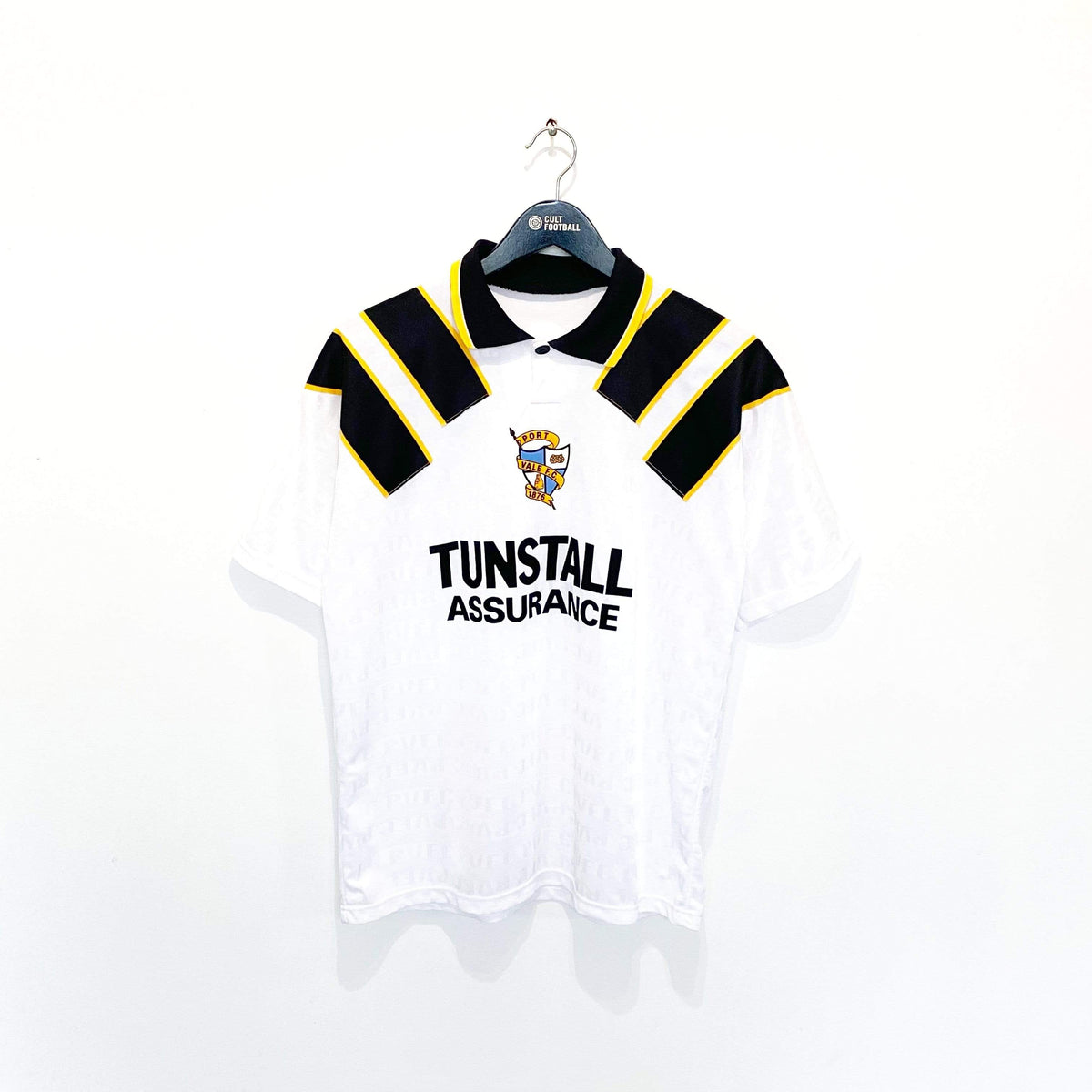 Port Vale 1993/95 PORT VALE Vintage Home Football Shirt Jersey (S)