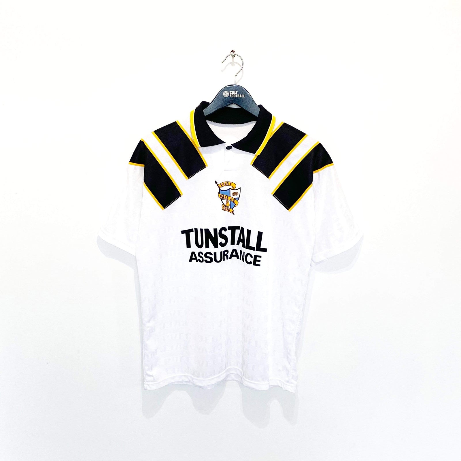 Port Vale 1993/95 PORT VALE Vintage Home Football Shirt Jersey (S)
