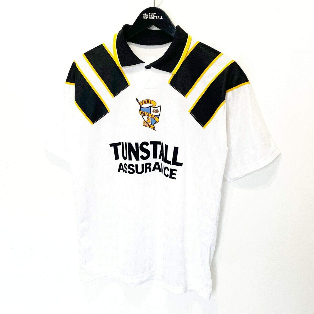 Port Vale 1993/95 PORT VALE Vintage Home Football Shirt Jersey (S)