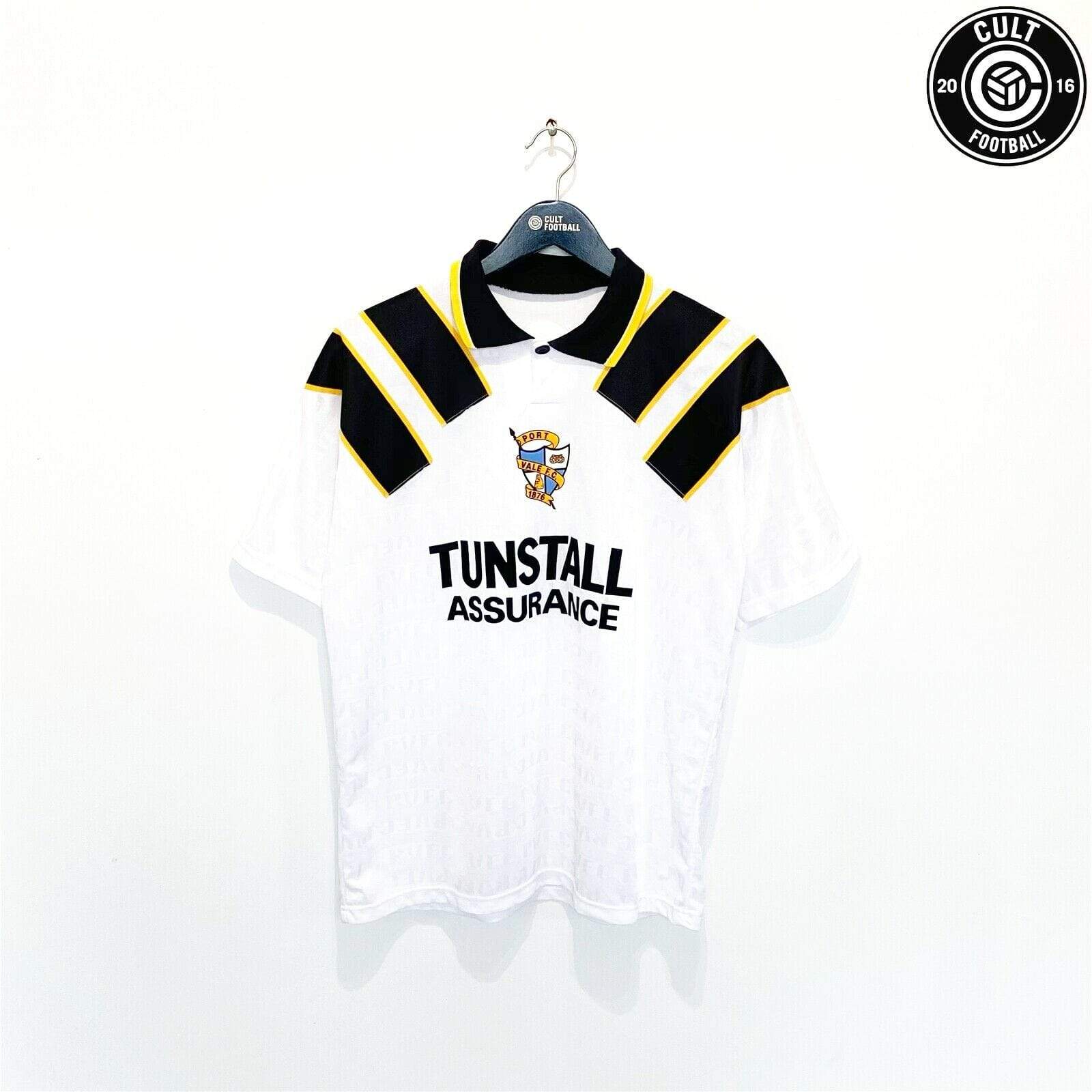 Port Vale 1993/95 PORT VALE Vintage Home Football Shirt Jersey (S)