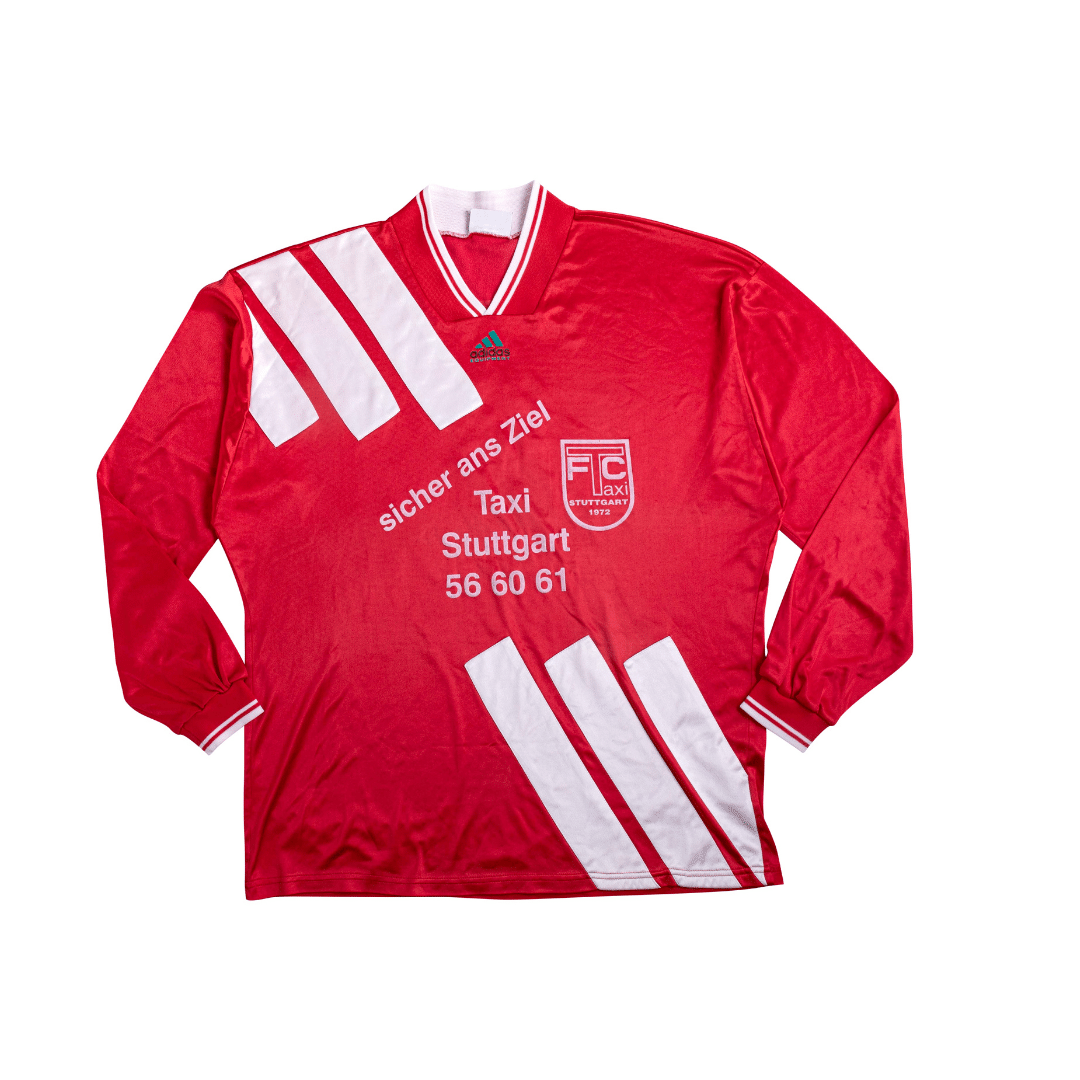 Football Shirt Collective 1993 Taxi Stuttgart football shirt LS (Excellent)