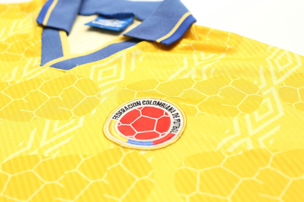 Colombia 1994/95 COLOMBIA Vintage Umbro Home Football Shirt Jersey (XL)