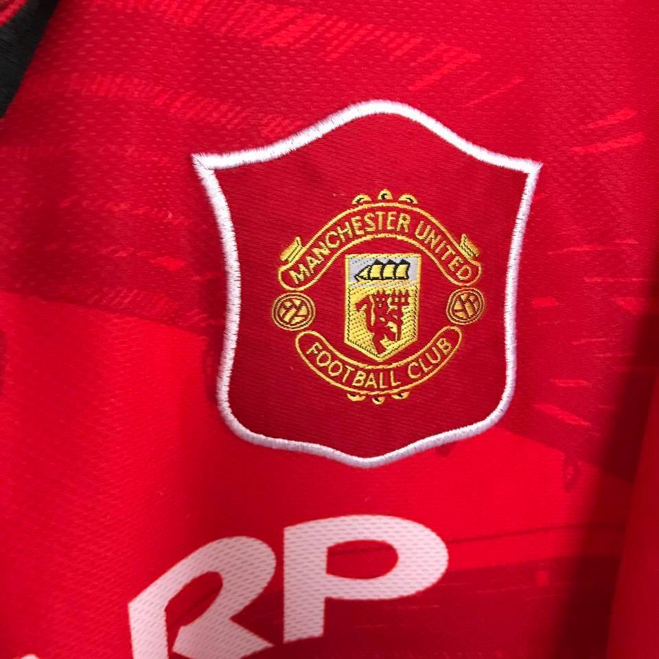 1994-95 Manchester United Home Shirt M Very Good - Football Shirt Collective