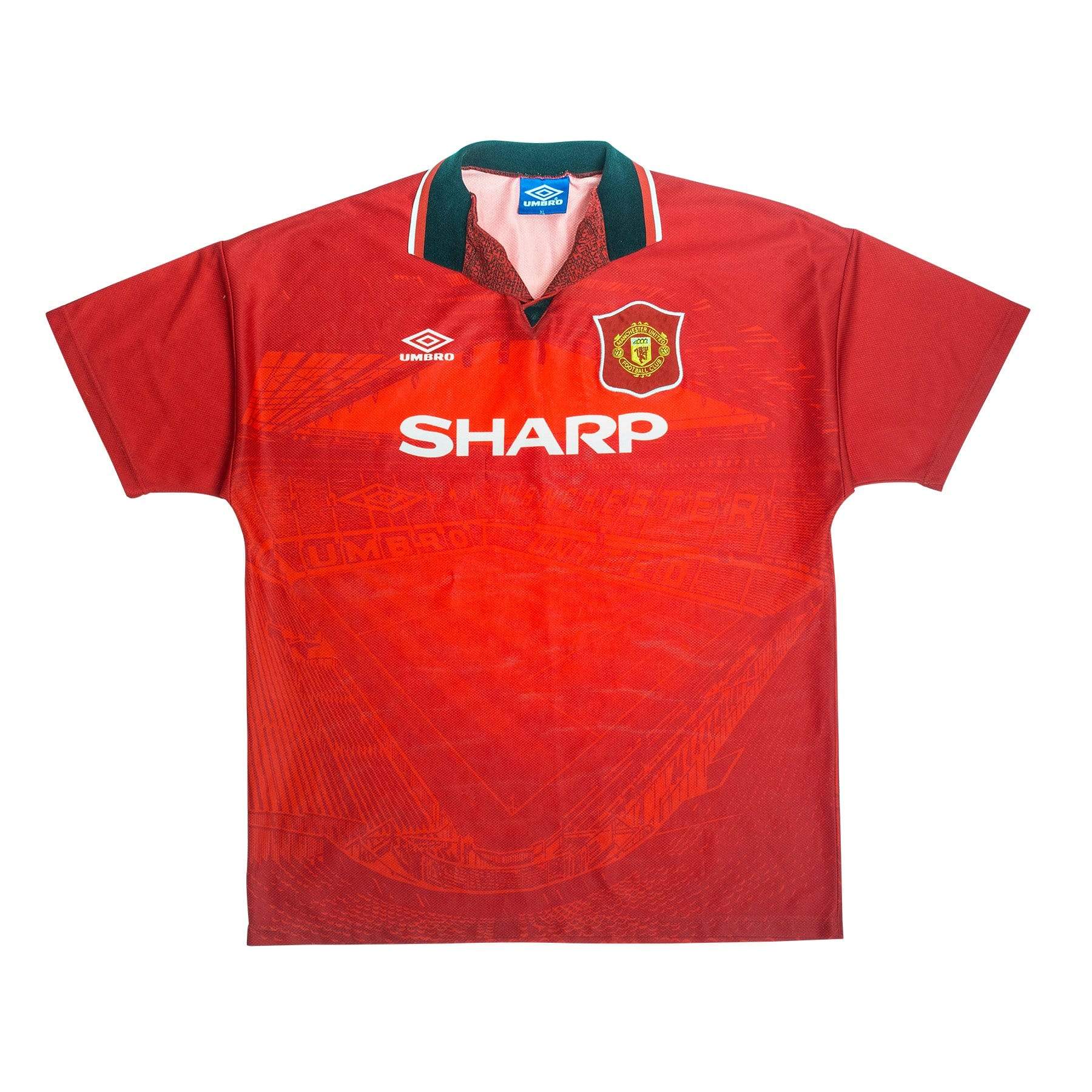 1994-95 Manchester United Home Shirt M Very Good - Football Shirt Collective
