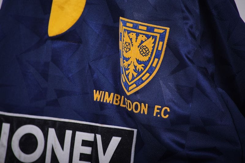 Football Shirt Collective 1994-95 Wimbledon home shirt Jones 4 (S)