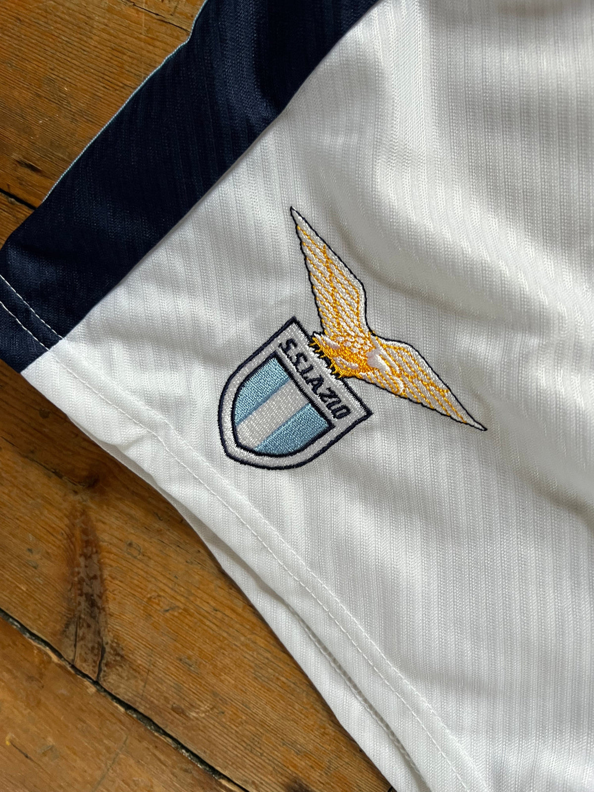 Football Shirt Collective 1994-96 Lazio Umbro home shorts M Excellent