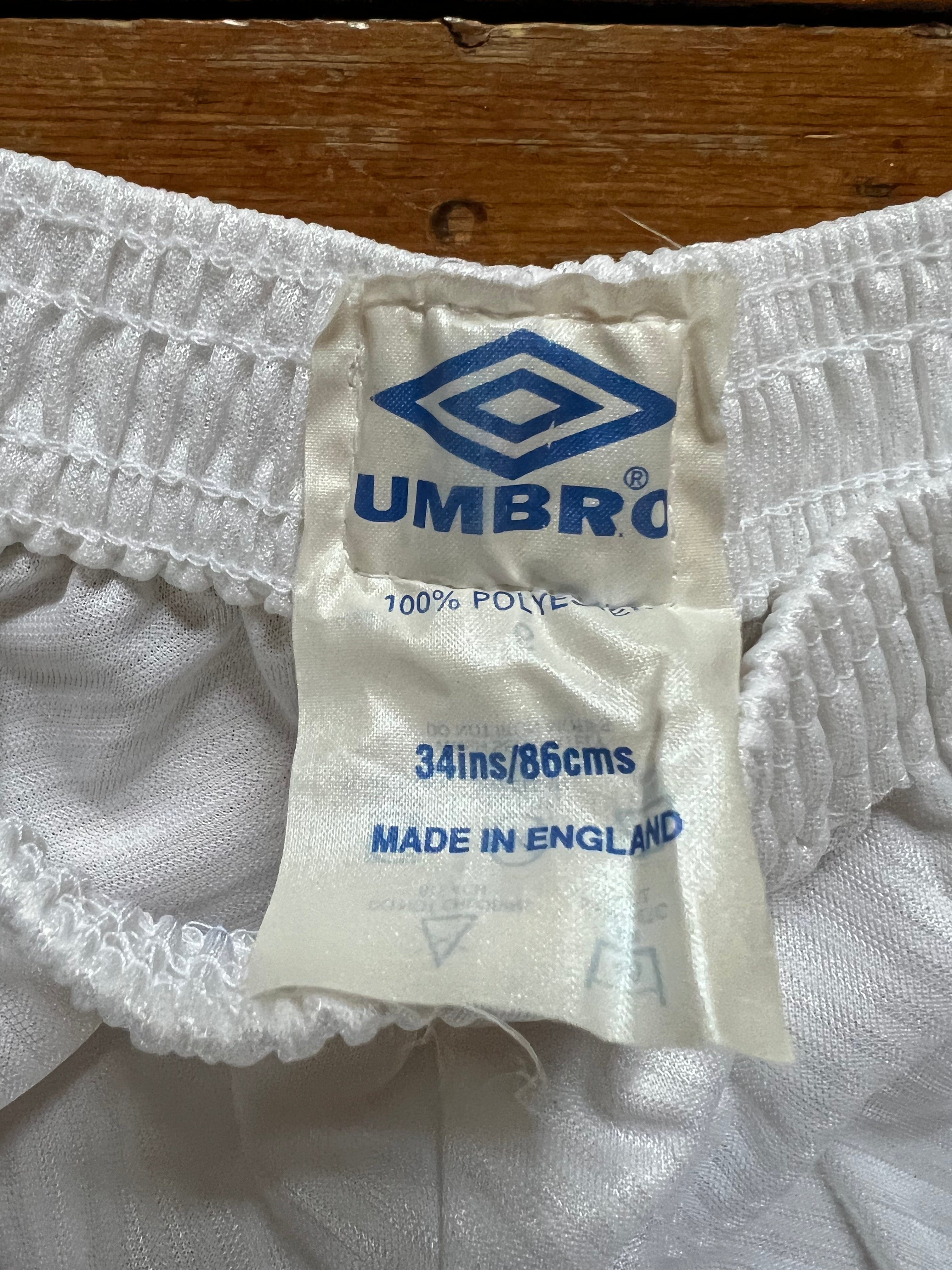 Football Shirt Collective 1994-96 Lazio Umbro home shorts M Excellent