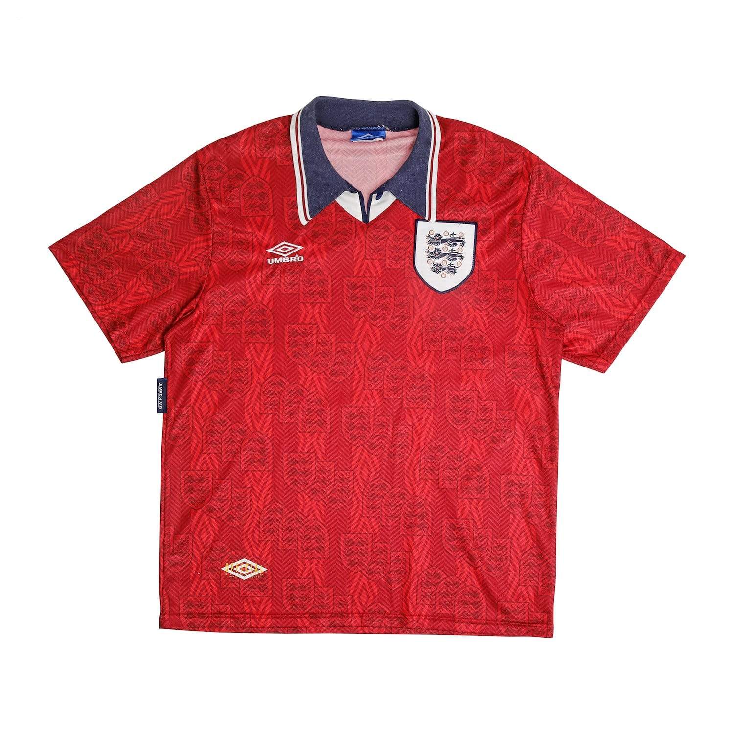 1994 England away football shirt XL Excellent - Football Shirt Collective