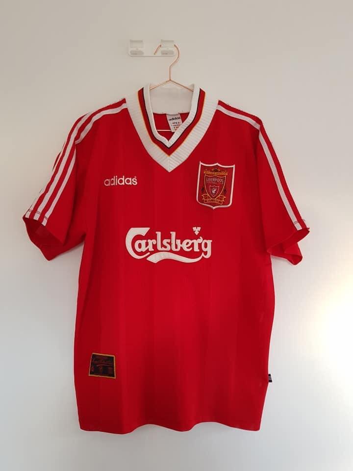 1995-96 Liverpool Home Shirt Excellent L - Football Shirt Collective