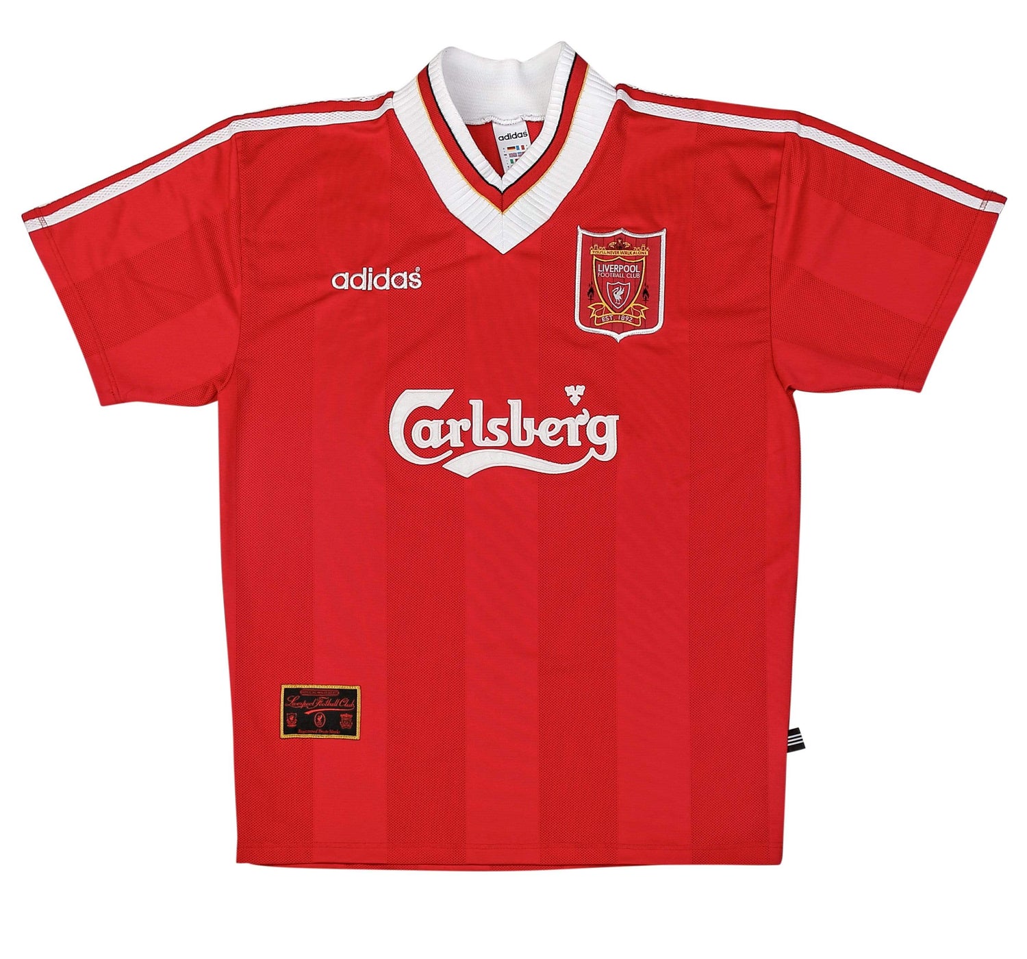 1995/96 アディダス製　リバプール　ホームユニフォーム　Liverpool 1995-96-liverpool-adidas-home-