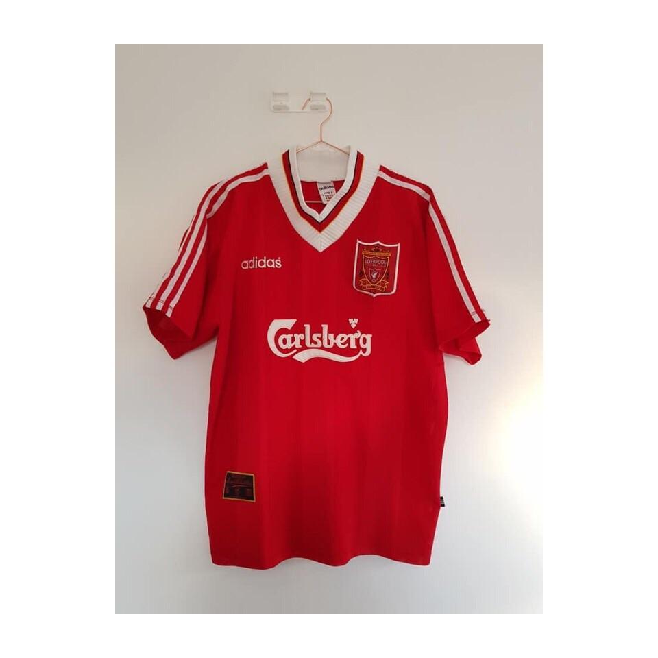 1995-96 Liverpool Home Shirt Excellent L - Football Shirt Collective
