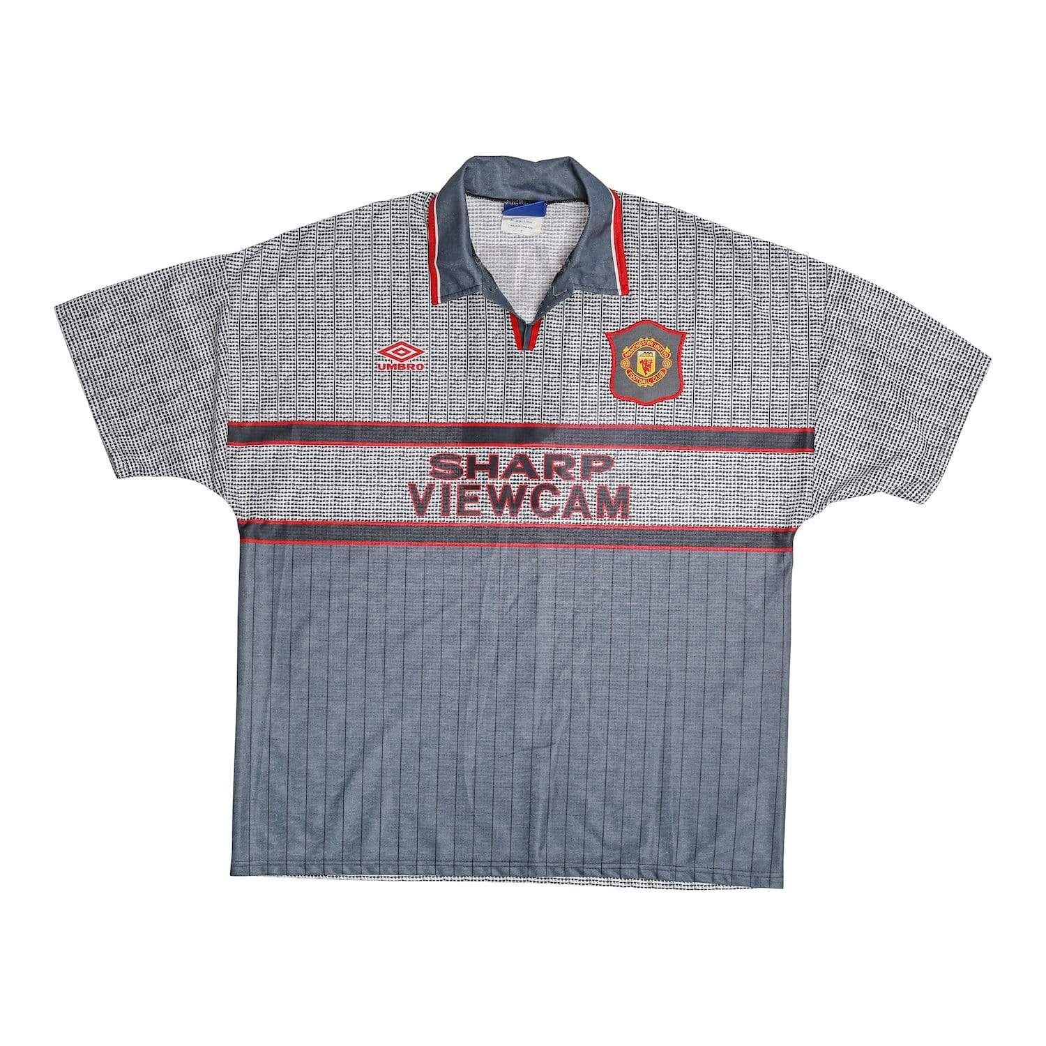 1995-96 Manchester United Away Football Shirt SHARPE #5 (XXL) Mint - Football Shirt Collective