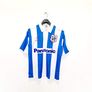 Huddersfield Town 1995/97 HUDDERSFIELD TOWN Vintage Super League Home Football Shirt (S)