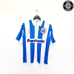 Huddersfield Town 1995/97 HUDDERSFIELD TOWN Vintage Super League Home Football Shirt (S)