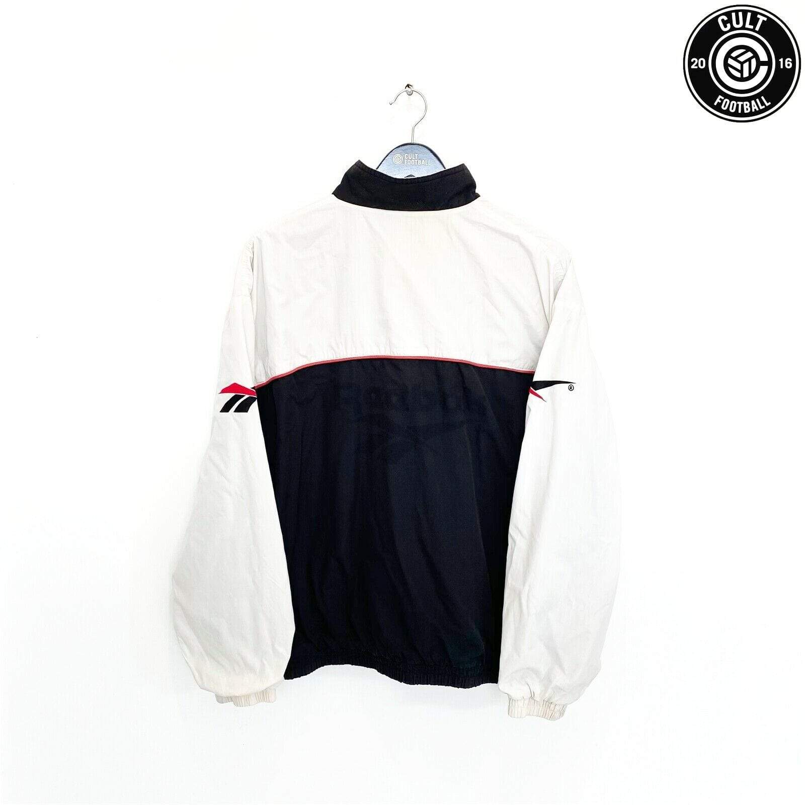 Liverpool 1996/97 LIVERPOOL Vintage Reebok Football Track Top Jacket (L) Fowler McManaman