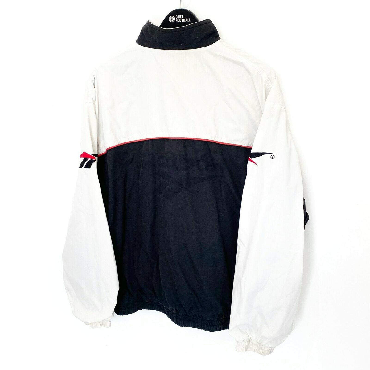 Liverpool 1996/97 LIVERPOOL Vintage Reebok Football Track Top Jacket (L) Fowler McManaman