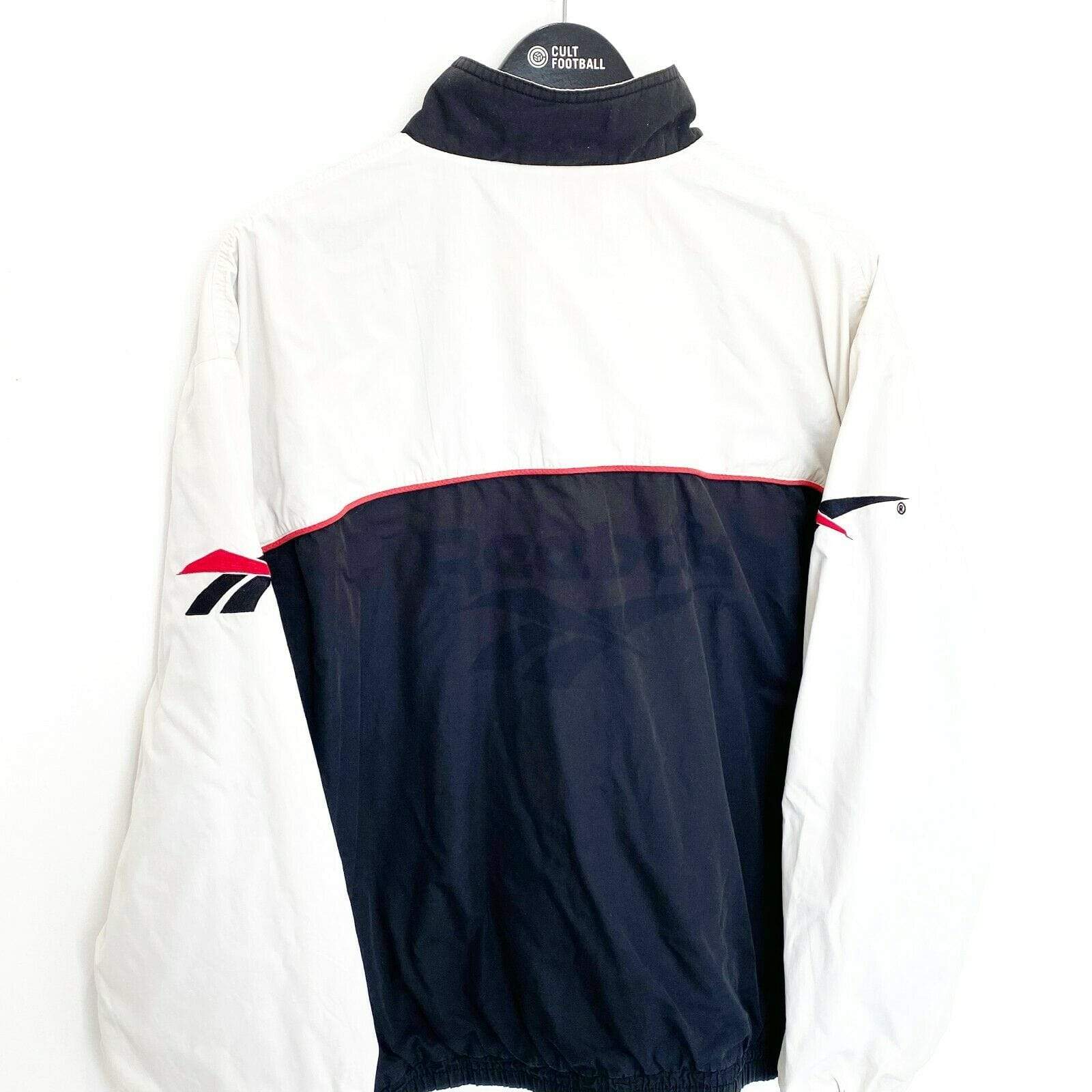 Liverpool 1996/97 LIVERPOOL Vintage Reebok Football Track Top Jacket (L) Fowler McManaman