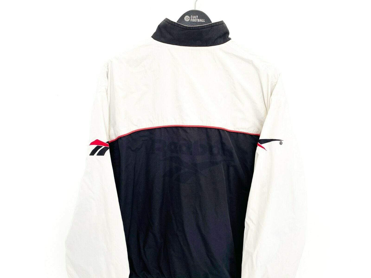 Liverpool 1996/97 LIVERPOOL Vintage Reebok Football Track Top Jacket (L) Fowler McManaman