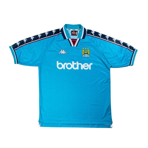 1997-99 Manchester City Home Shirt XL (Good) - Football Shirt