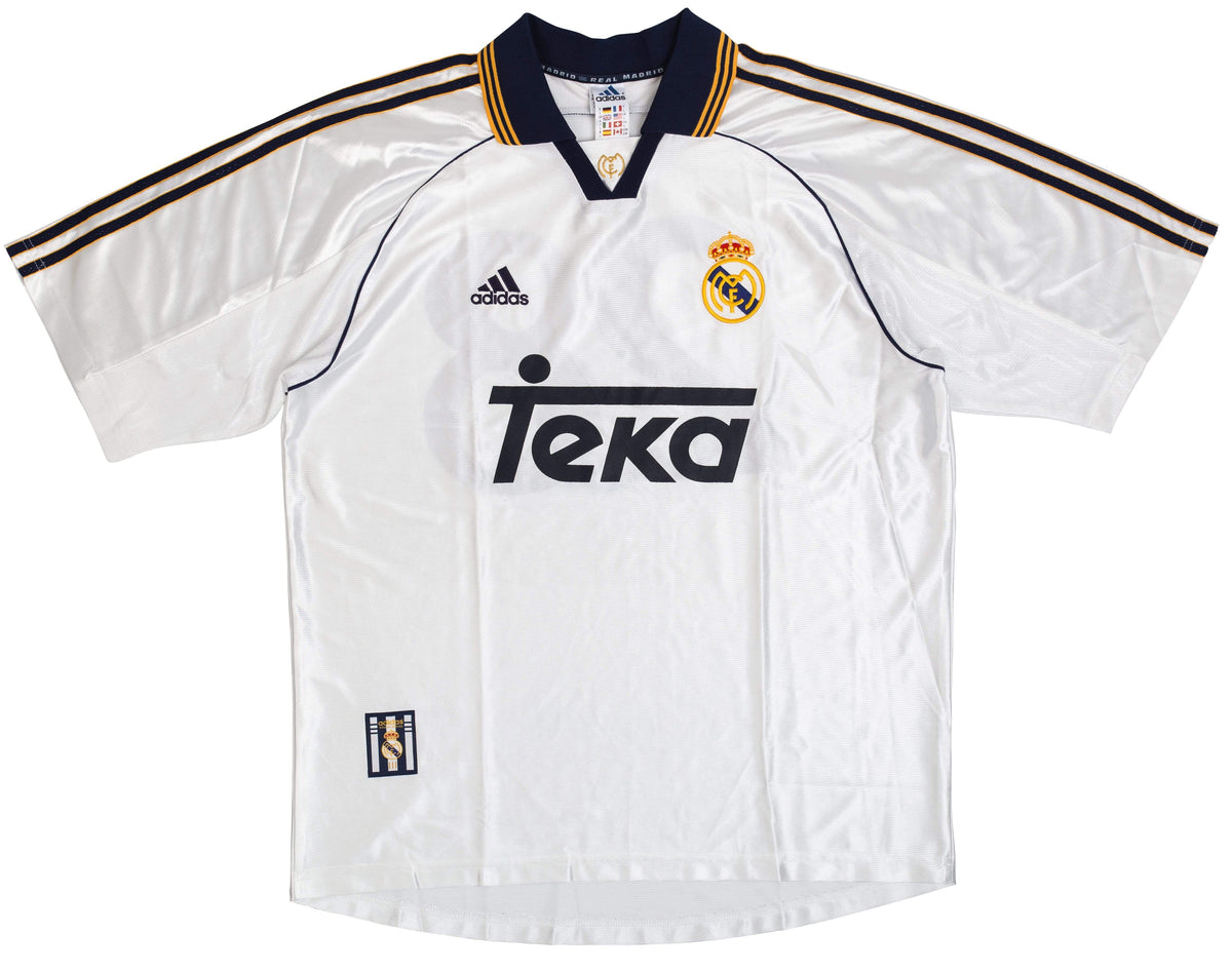 1998-00 Real Madrid Home Retro Jersey