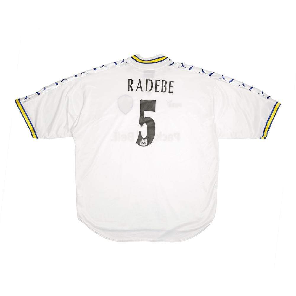 1998-2000 Leeds United home shirt XXL Radebe 5 - Football Shirt Collective