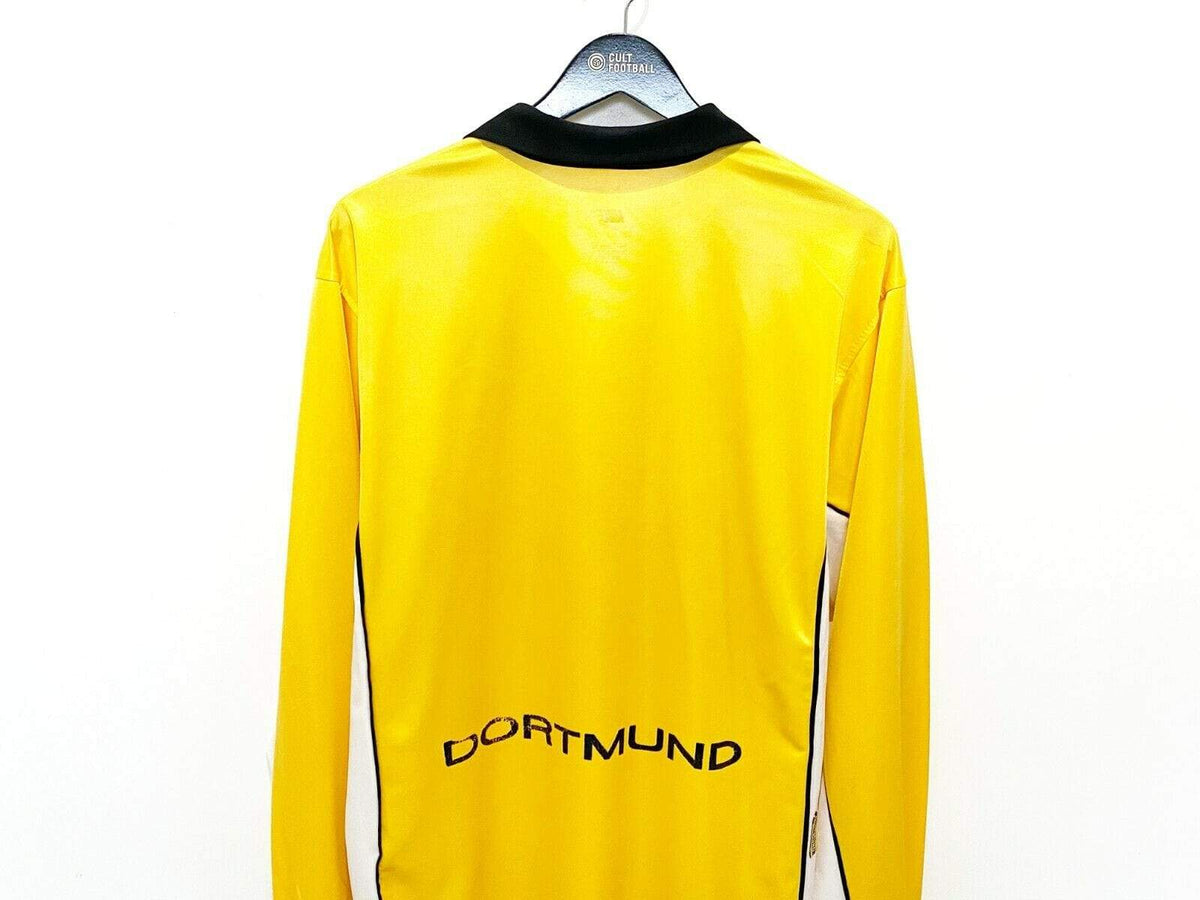Borussia Dortmund 1998/99 BORUSSIA DORTMUND Vintage Nike LS Home Football Shirt Jersey (L)