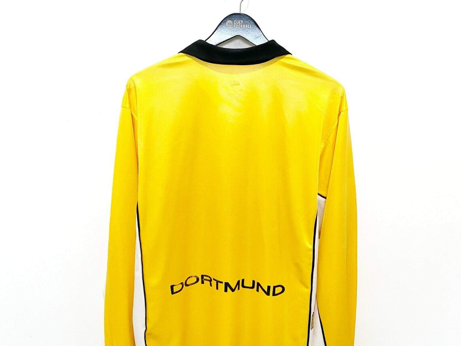 Borussia Dortmund 1998/99 BORUSSIA DORTMUND Vintage Nike LS Home Football Shirt Jersey (L)