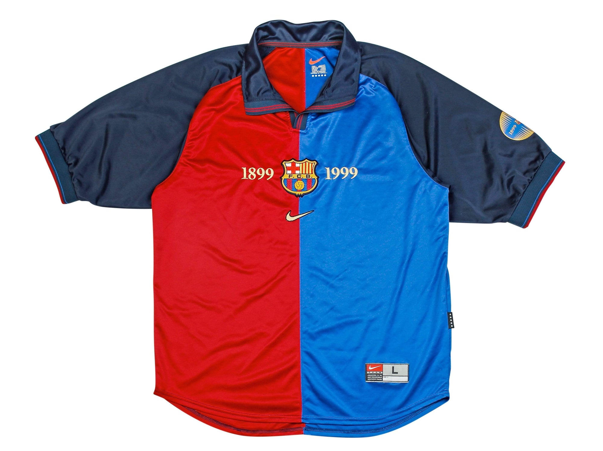 1999-2000 Barcelona home shirt L Excellent - Football Shirt Collective