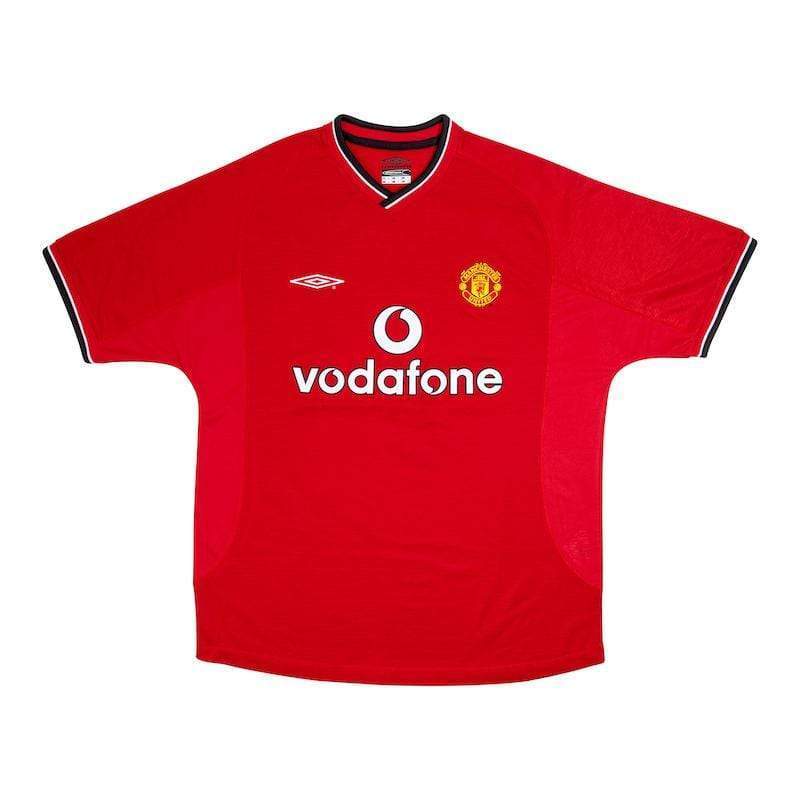Football Shirt Collective 2000-02 Manchester United Home Shirt BECKHAM 7 (XL)