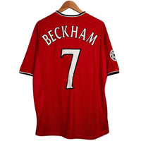 Football Shirt Collective 2000-02 Manchester United Home Shirt BECKHAM 7 (L)