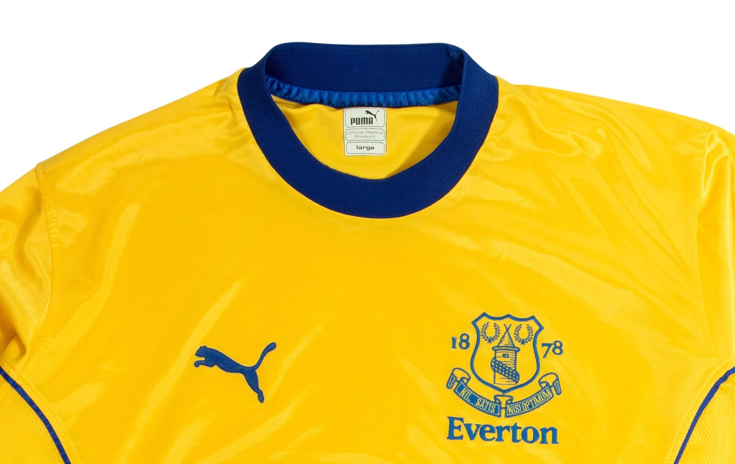 Football Shirt Collective 2001-02 Everton Away Shirt L/S L (Excellent)