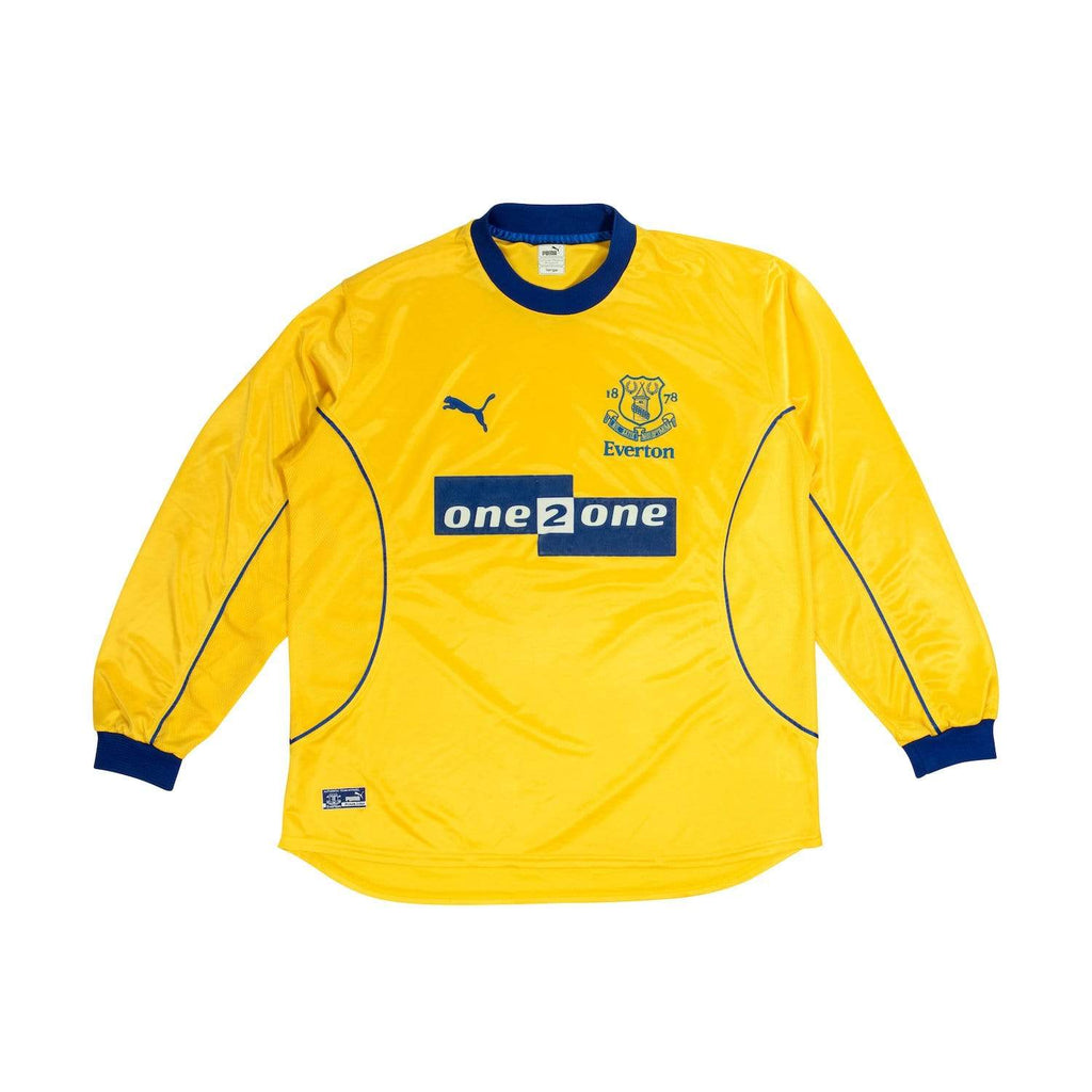 Football Shirt Collective 2001-02 Everton Away Shirt L/S L (Excellent)