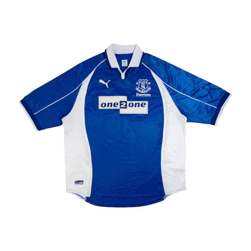 Football Shirt Collective 2001-02 Everton Home Shirt XXL (Very Good)