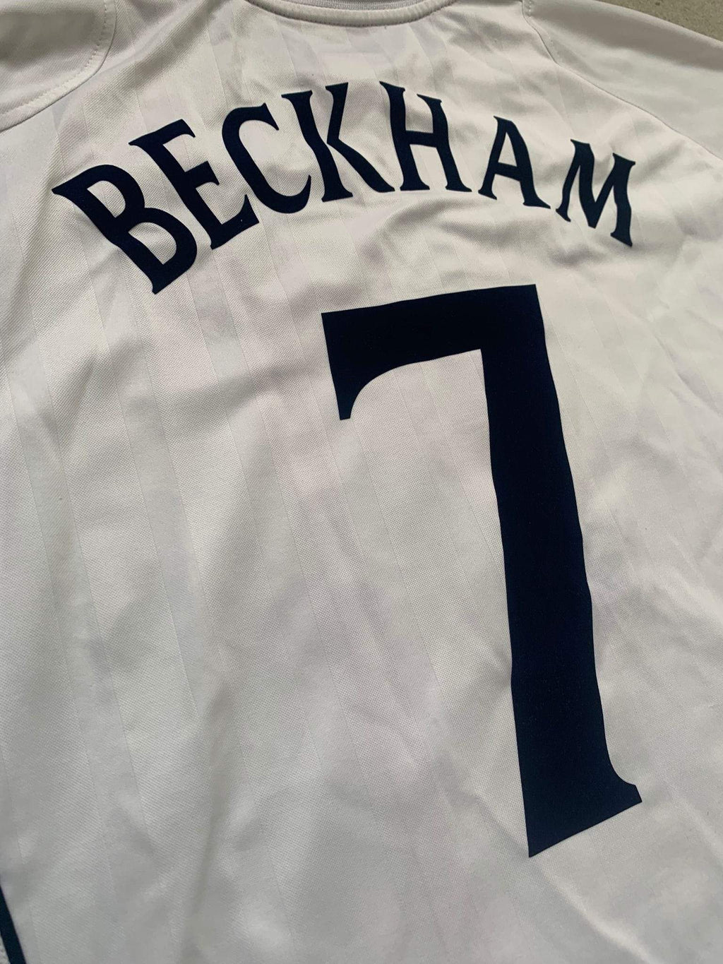 Football Shirt Collective 2002 England World Cup Home Shirt BECKHAM 7 (XXL)