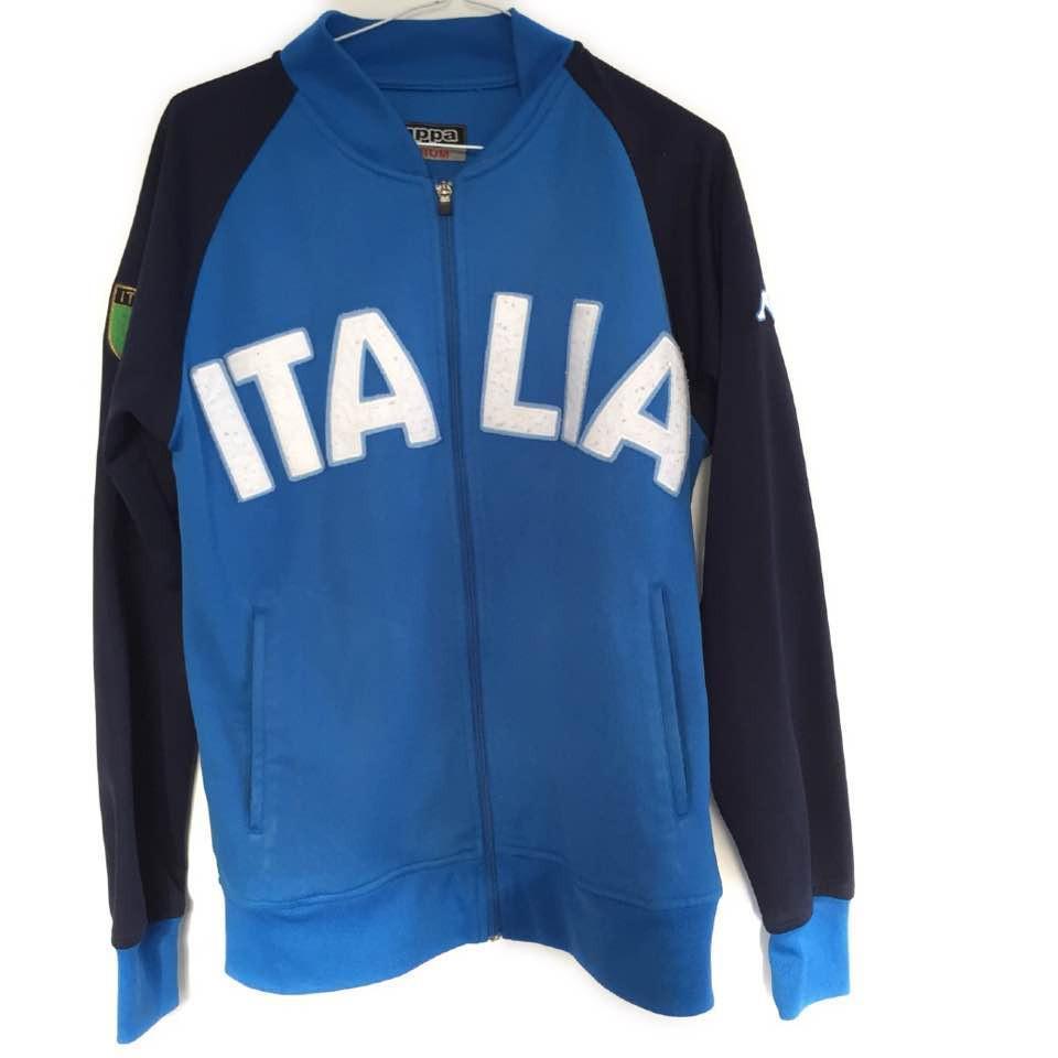 2002 Italy Kappa Presentation Tracksuit Jacket M - Football Shirt Collective
