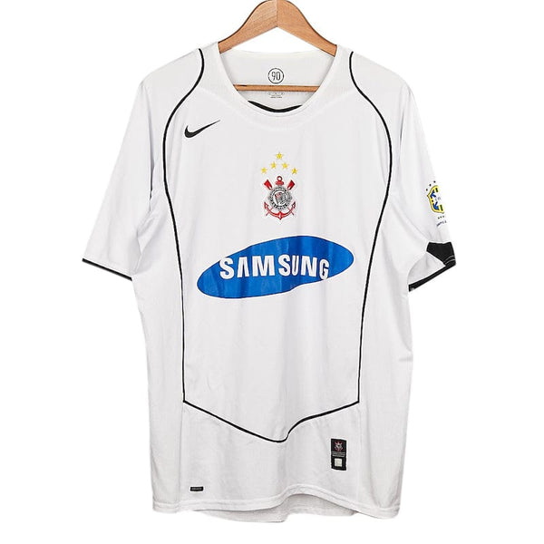 トップス 93-94 SC Corinthians Paulista home shirt 1992-94 Corinthians Home Shirt #10 - 6/10 - (L)