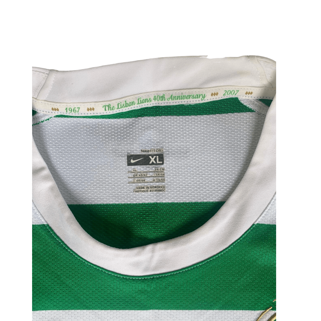 Football Shirt Collective 2007-08 Celtic FC Home Shirt VENNEGOOR OF HESSELINK #10 XL