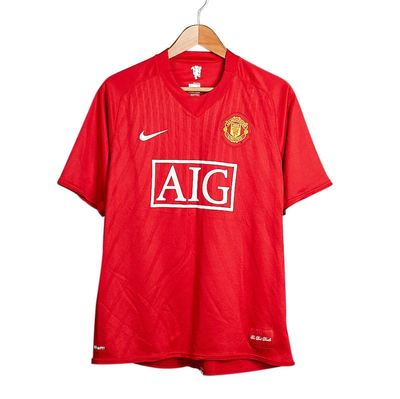 Football Shirt Collective 2007-08 Manchester United Nike Home Shirt Ronaldo 7 L (Excellent)