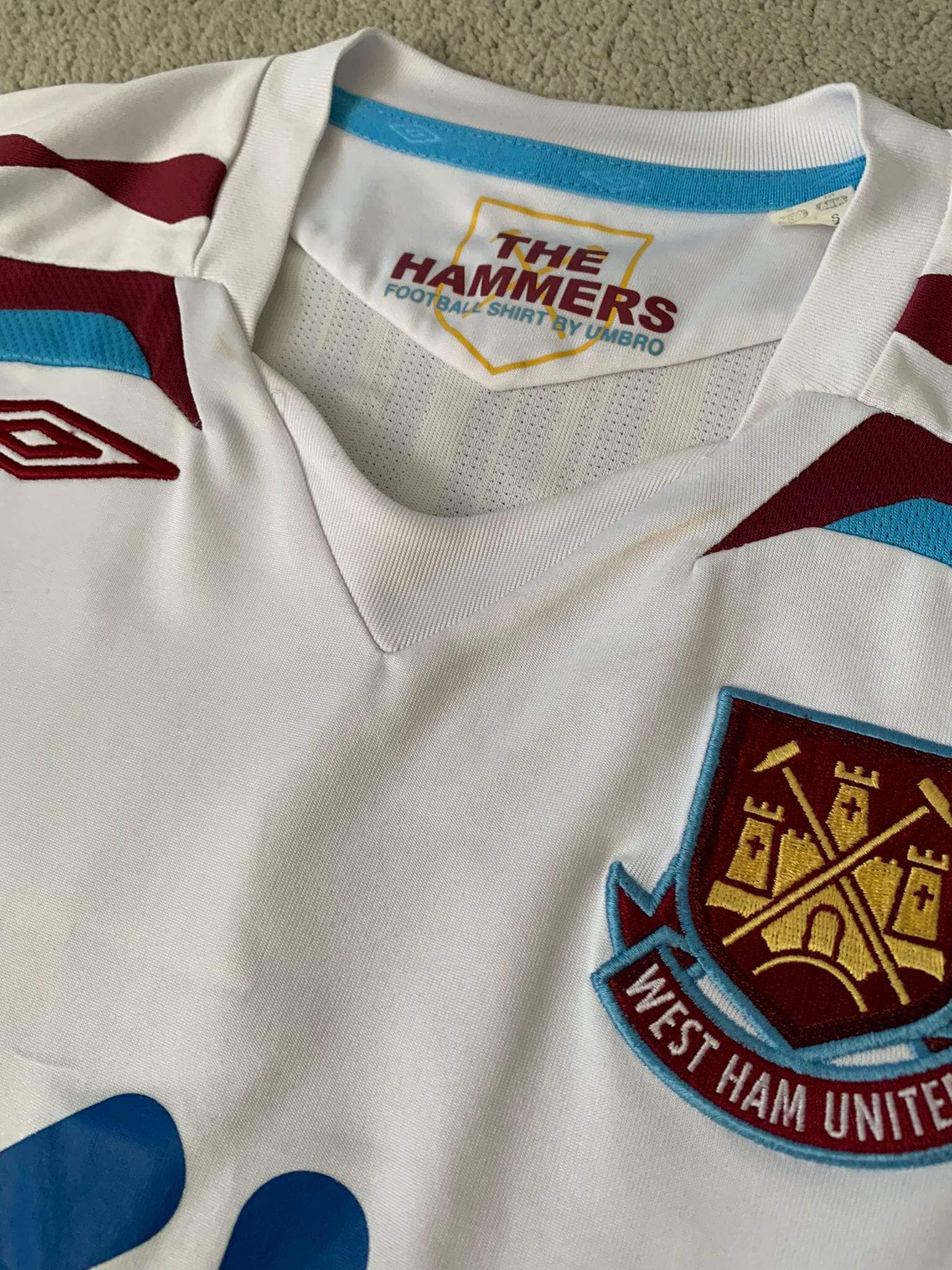 Football Shirt Collective 2007-08 West Ham Away Shirt (S)