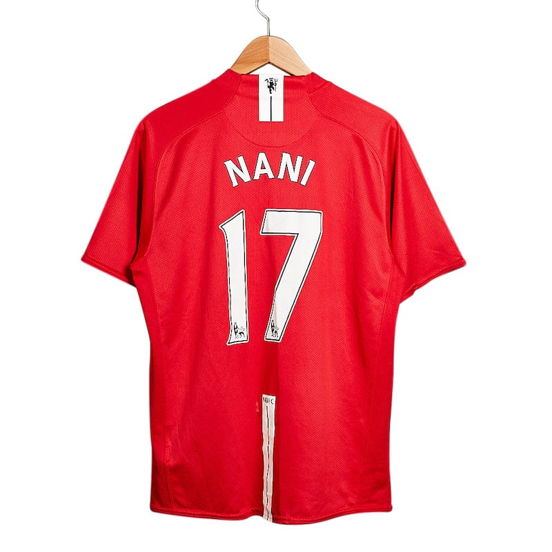 Football Shirt Collective 2007 Manchester United Nike Home Shirt NANI 17 L (Excellent)