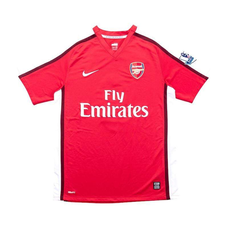 MAILLOT ARSENAL 2008 Nike Fly Emirate shirt Away vintage MAILLOT ARSENAL 2008 Nike Fly Emirate shirt Away vintage