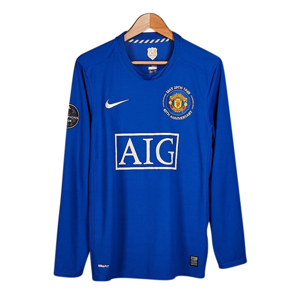2008-09 Manchester United Nike long sleeve third shirt Berbatov 9