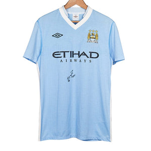 Football Shirt Collective 2011-12 Manchester City player issue signed BNWT shirt Aguero 10