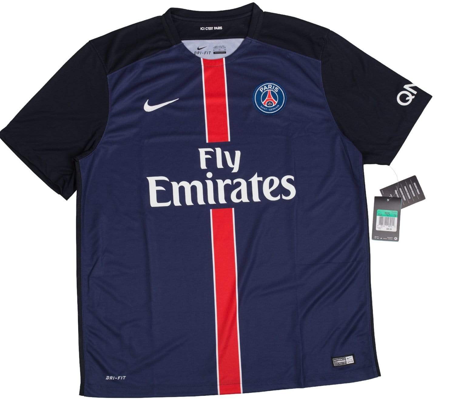 2015-16 PSG home football shirt XL BNWT