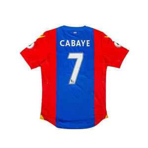 Football Shirt Collective 2016-17 Crystal Palace Home Shirt Player Issue CABAYE 7 L