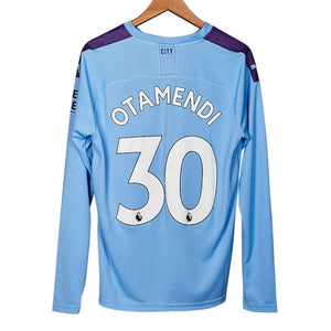 Football Shirt Collective 2019-20 Manchester City long sleeve home Shirt M (BNWT) Otamendi 30