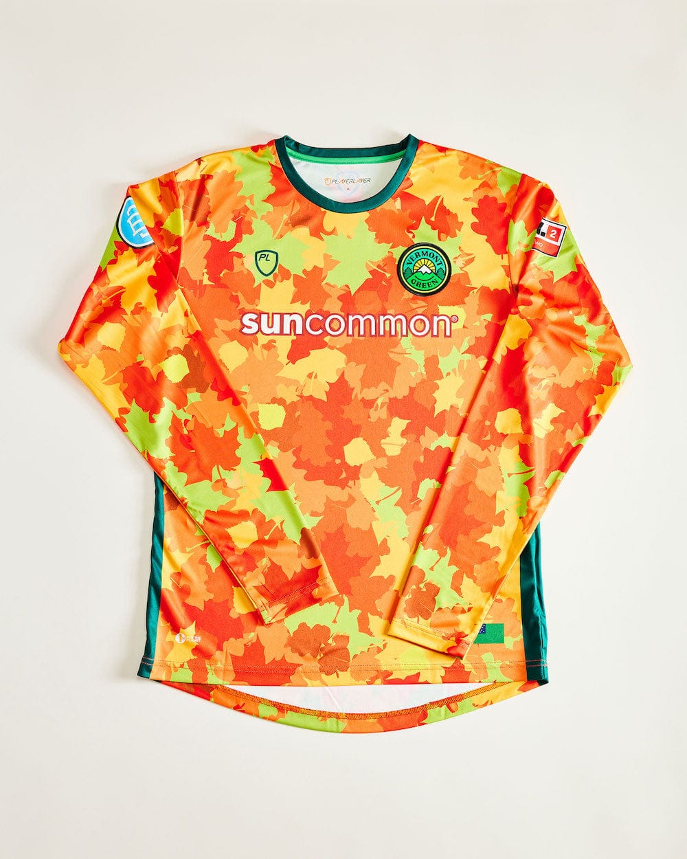 Football Shirt Collective 2022-23 Vermont Green foliage goalkeeper football shirt (BNIB)